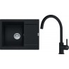 Set Franke G275MČ (dřez MRG 611-62 Matná černá + baterie FC 6018.901 LINA Matná černá)