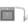 Set Franke T114Š (dřez SID 610 Šedá + baterie FS 3230.031 LINA SMART Chrom)