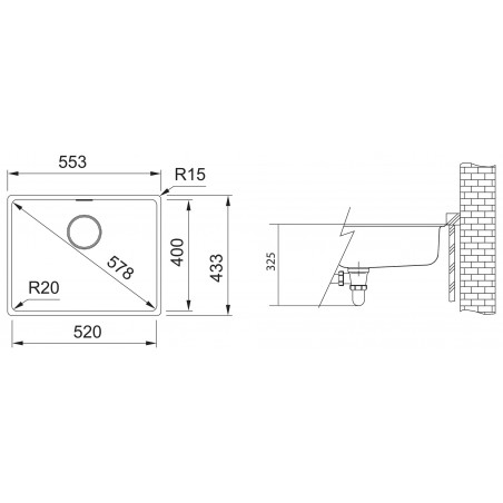 Kuchyňský dřez Franke Maris MRG 110-52 Kašmír