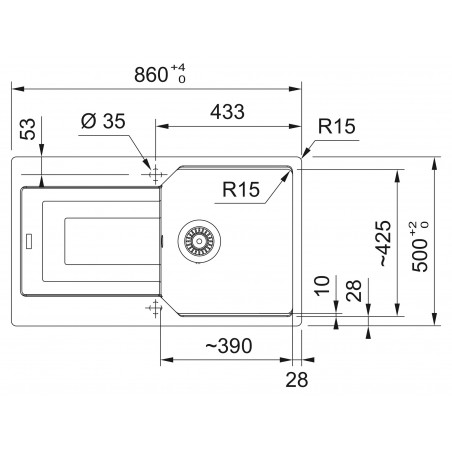 Kuchyňský dřez Franke Urban UBG 611-86 Bílá-led