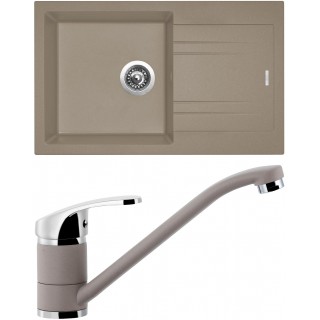 Set Sinks (dřez Linea 780 Truffle 54 + baterie Pronto Truffle 54)