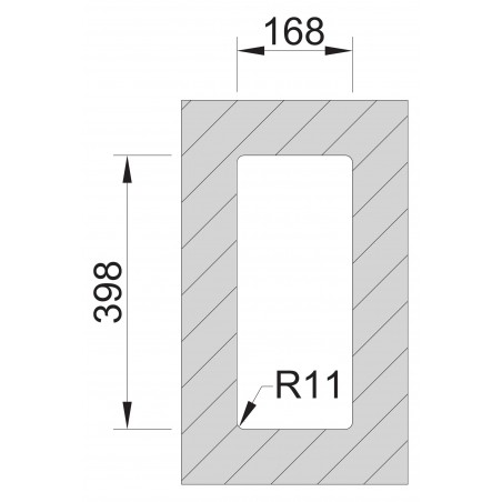 Kuchyňský dřez Sinks Box 210 FI 1,0 mm