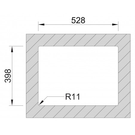 Kuchyňský dřez Sinks Box 570.1 FI 1,0 mm