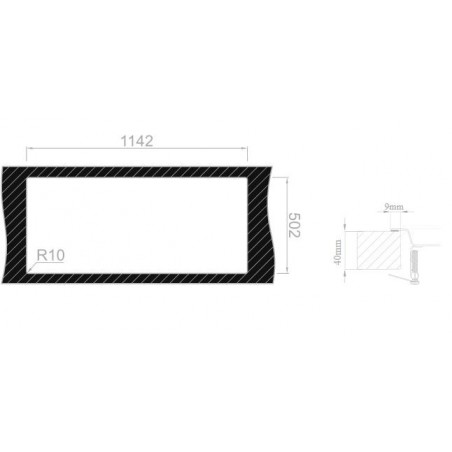 Kuchyňský dřez Sinks Xeron 1160 1,2 mm