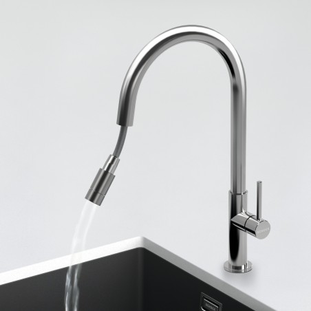 Kuchyňská baterie Schock Talia.120 Nerez