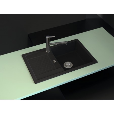 Kuchyňský dřez Schock Lima D-100S Nero, spodní montáž