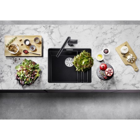 Kuchyňský dřez Blanco Etagon 500-U Šedá skála, bez příslušenství, s pojezdy