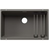 Kuchyňský dřez Blanco Etagon 700-U Šedá vulkán, bez příslušenství, s pojezdy