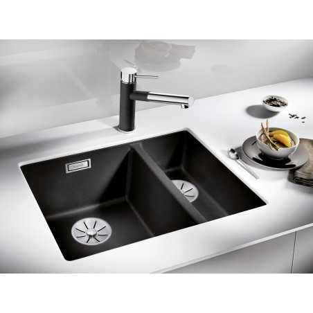 Kuchyňský dřez Blanco Subline 340/160-U Černá, levý, bez příslušenství