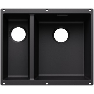 Kuchyňský dřez Blanco Subline 340/160-U Černá, pravý, bez příslušenství