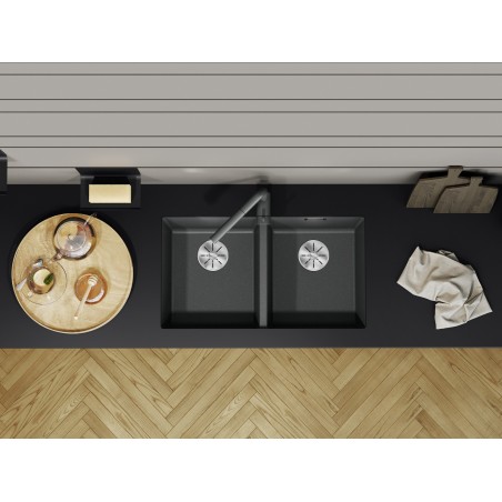 Kuchyňský dřez Blanco Subline 350/350-U Bílá, bez příslušenství