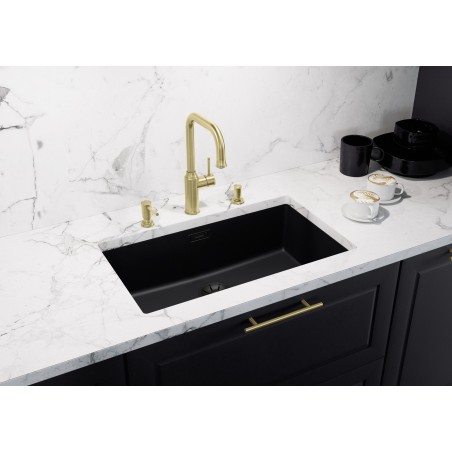 Kuchyňský dřez Blanco Subline 700-U Černá, bez příslušenství