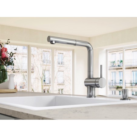 Kuchyňská baterie Blanco Linus-S Dark Steel