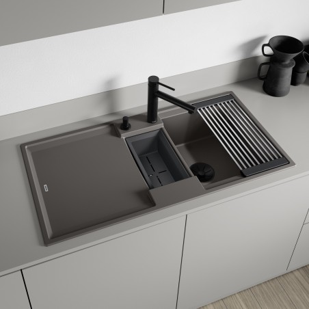 Kuchyňská baterie Blanco Alta II Satin Platinum