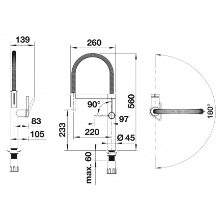 Kuchyňská baterie Blanco Culina-S II Sensor PVD Steel