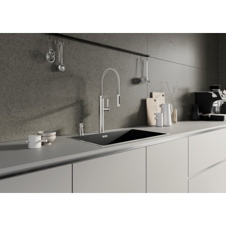 Kuchyňská baterie Blanco Culina-S II Sensor PVD Steel