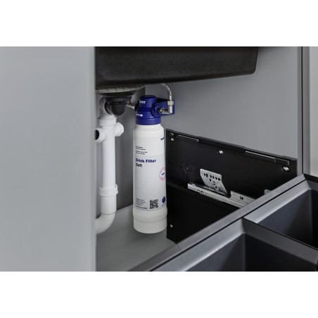 Kuchyňská baterie Blanco Evol-S Pro Saténově zlatá, vč. filtrační sady