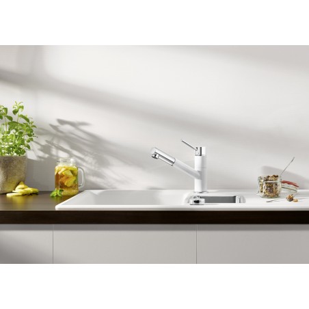Kuchyňská baterie Blanco Kano-S Černá/chrom, beztlaková