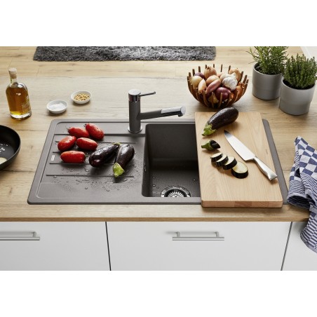 Kuchyňská baterie Blanco Kano-S Černá/chrom, beztlaková