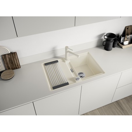 Kuchyňský dřez Blanco Adira 45 S-F Kávová, s mřížkou