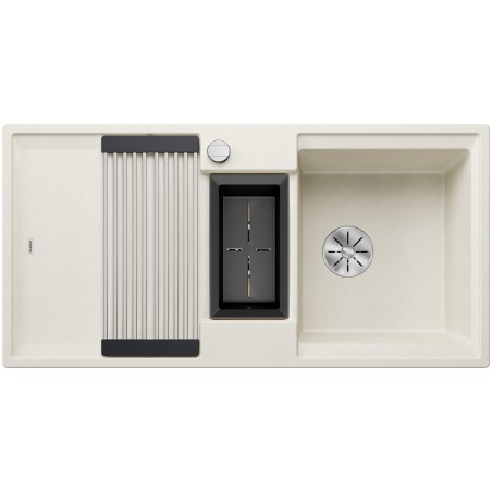 Kuchyňský dřez Blanco Adira 6 S Bílá soft, s mřížkou a miskou