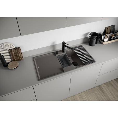 Kuchyňský dřez Blanco Adira 6 S Tartufo, s mřížkou a miskou