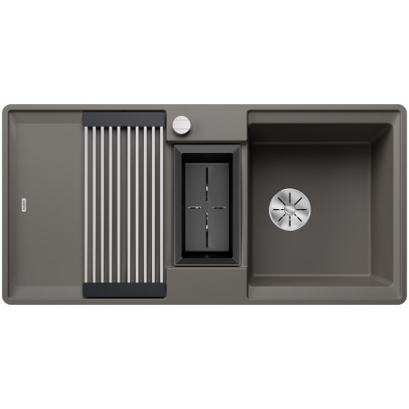 Kuchyňský dřez Blanco Adira 6 S-F Šedá vulkán, s mřížkou