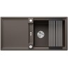 Kuchyňský dřez Blanco Adira XL 6 S Kávová, s mřížkou