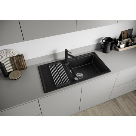 Kuchyňský dřez Blanco Adira XL 6 S Kávová, s mřížkou