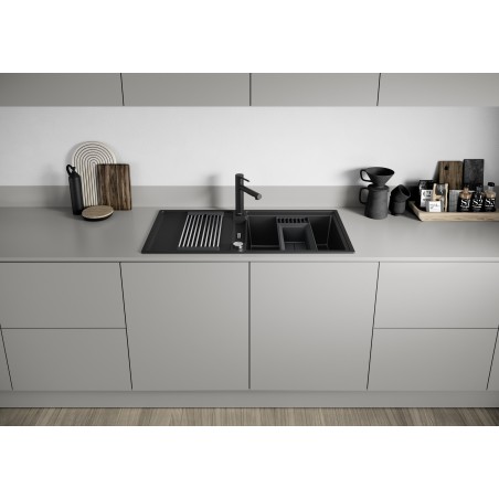 Kuchyňský dřez Blanco Adira XL 6 S Šedá vulkán, s mřížkou