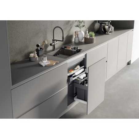 Kuchyňský dřez Blanco Etagon 6-F Tartufo, s pojezdy