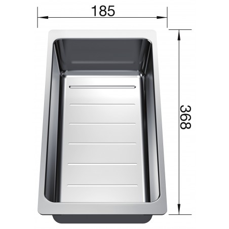 Nerezová miska Blanco 233739, pro dřezy Axia III 6 S Nerezová miska Blanco 233739, pro dřezy Axia III 6 S