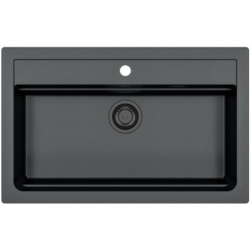Kuchyňský dřez Alveus Atrox 40 Black Edition Black 91