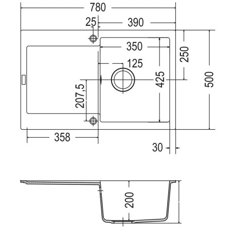 Kuchyňský dřez Franke Maris MRG 611 Bílá-led