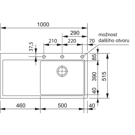 Kuchyňský dřez Franke Mythos MTG 611/2 Bílá-led
