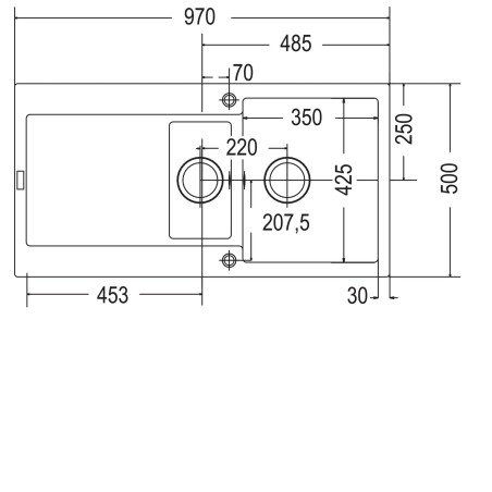 Kuchyňský dřez Franke Maris MRG 651 Onyx
