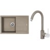 Set Sinks (dřez Amanda 780 Truffle 54 + baterie Mix 35 Truffle 54)