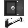 Set Sinks (dřez Linea 600 XC Granblack 30 + baterie Legenda S Granblack 30) Set Sinks (dřez Linea 600 XC Granblack 30 + baterie Legenda S Granblack 30)