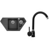 Set Sinks G7330 (dřez Bravo 850.1 Granblack 30 + baterie Polo Granblack 30) Set Sinks G7330 (dřez Bravo 850.1 Granblack 30 + baterie Polo Granblack 30)