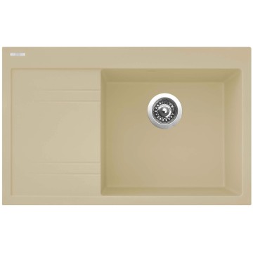 Kuchyňský dřez Sinks Rim 780 P Sahara 50 pravý