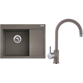 Set Sinks G2454 (dřez Rim 650 L Truffle 54 levý + baterie Vitalia Truffle 54)