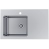 Kuchyňský dřez Alveus Luxal 10 levý, plochý lem