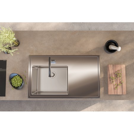Kuchyňský dřez Alveus Luxal 30 levý, zvednutý lem