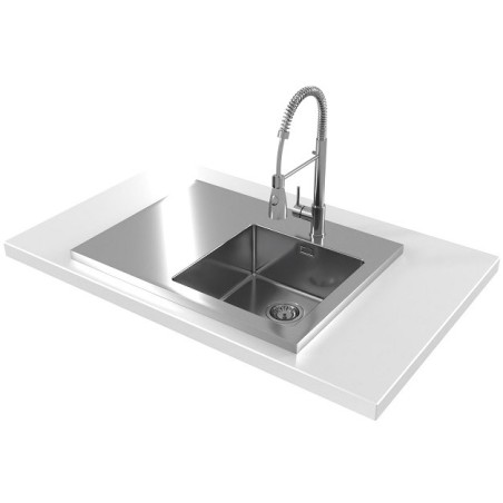 Kuchyňský dřez Alveus Luxal 30 pravý, plochý lem