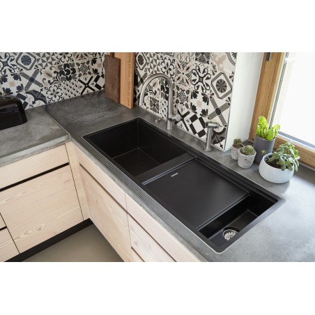 Kuchyňský dřez Schock Prepstation D-150 Dusk, montáž do roviny