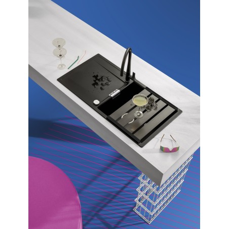 Kuchyňský dřez Schock Mono D-100L Berry, horní montáž