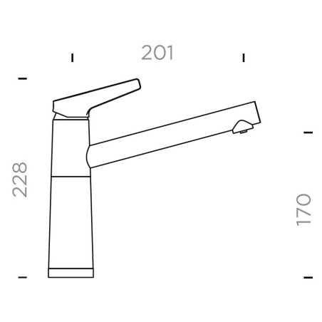 Kuchyňská baterie Schock SC-510 NT Berry, beztlaková