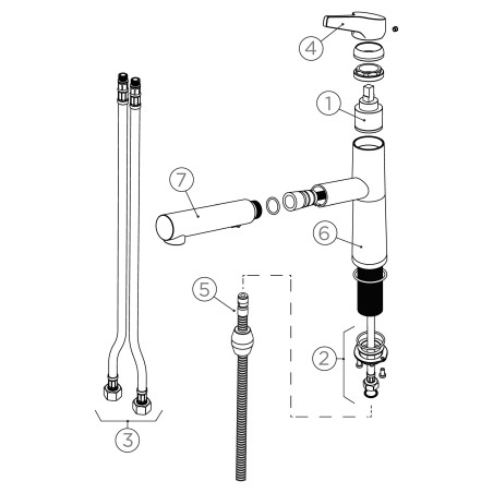 Kuchyňská baterie Schock SC-510.120 Berry