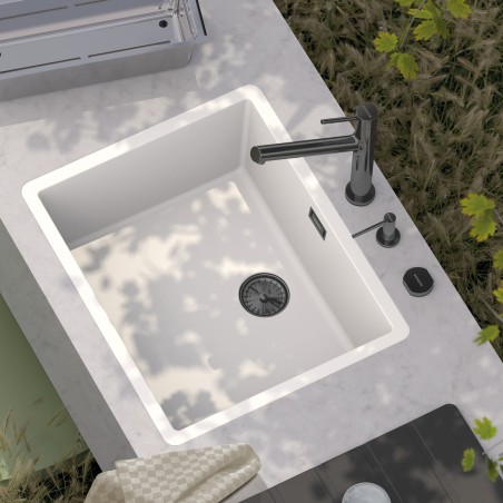 Kuchyňská baterie Schock Dion Gunmetal brushed