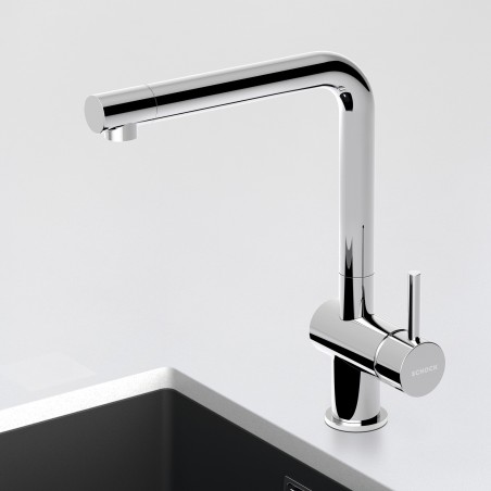 Kuchyňská baterie Schock Epos Nerezový vzhled